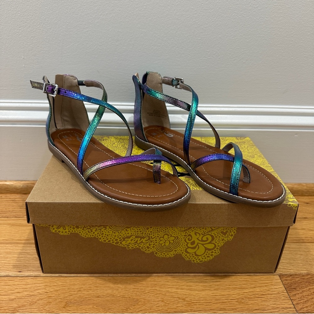 Mix No. 6 Metallic Strappy Sandals
